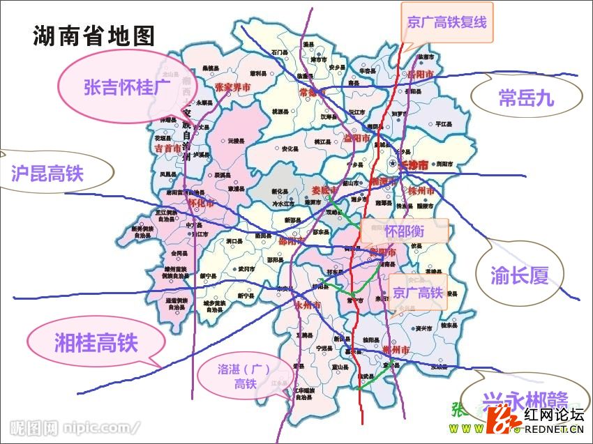 建议湖南省率先规划京广高铁复线!