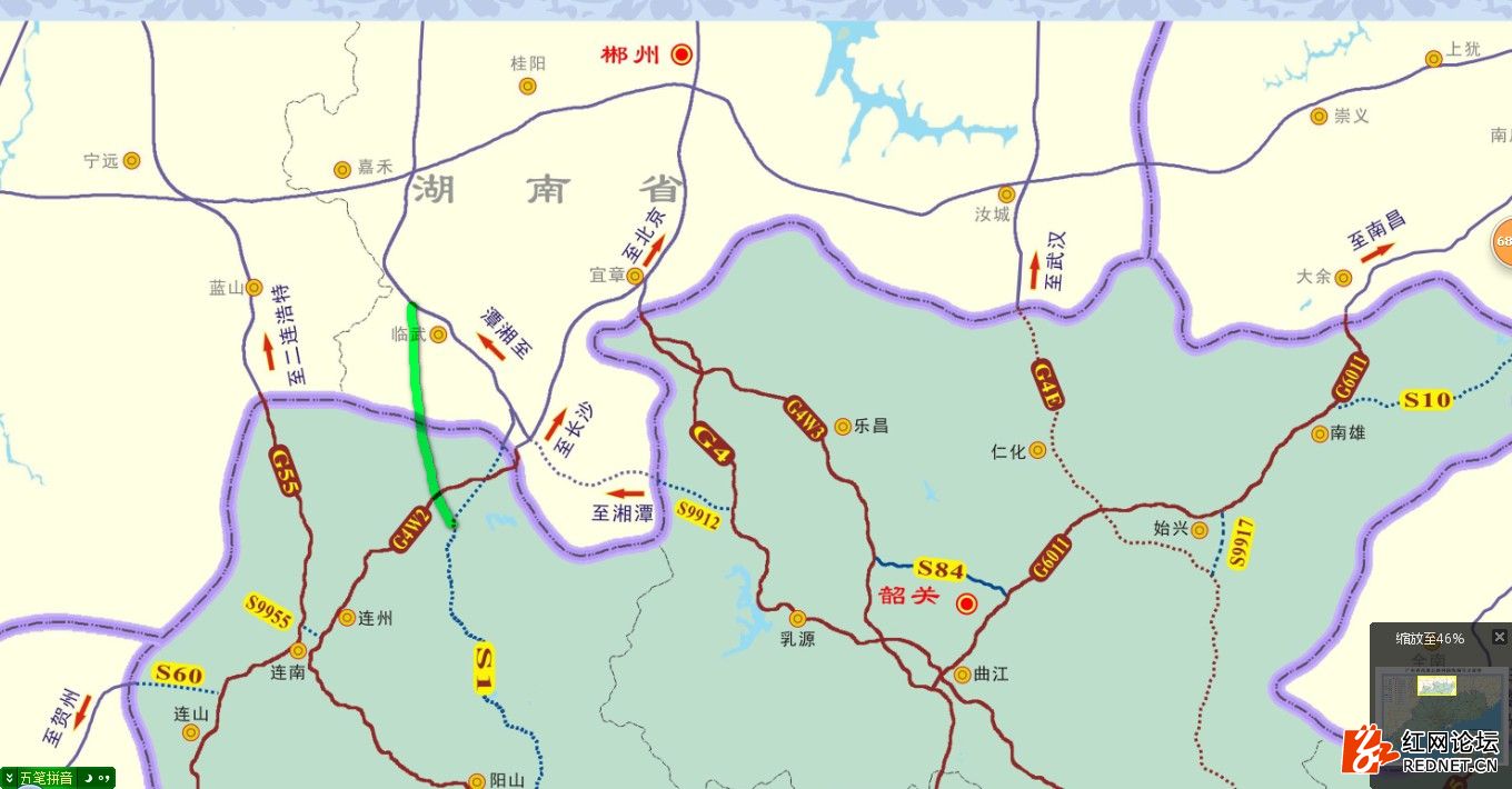 2017版广东省高速公路网路线编号图