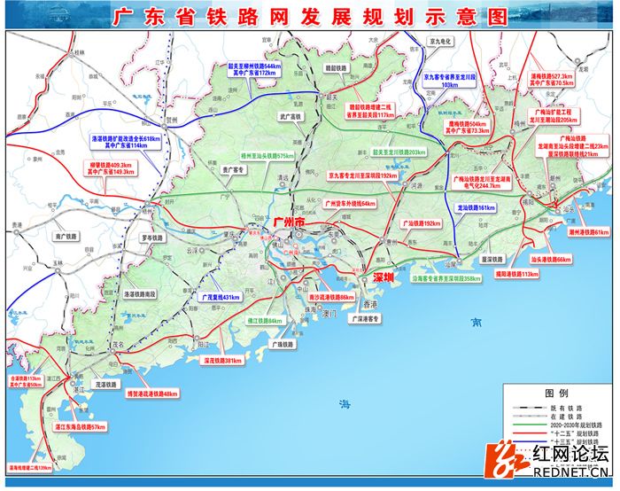 前后5年看广东省铁路布局,广清永高铁的必要性和可能性是明显的