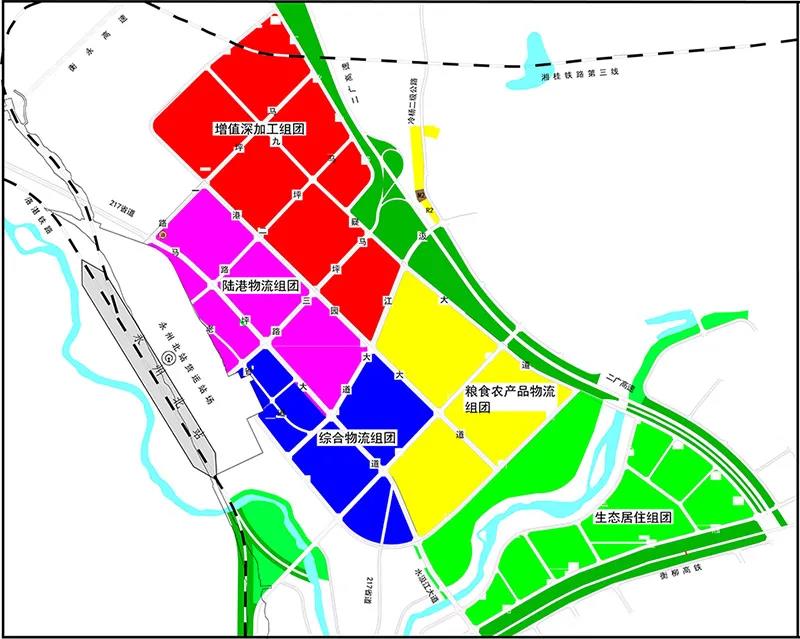 马坪要发财了,67永州铁路 北站物流园,占地6000亩,规划图在这里