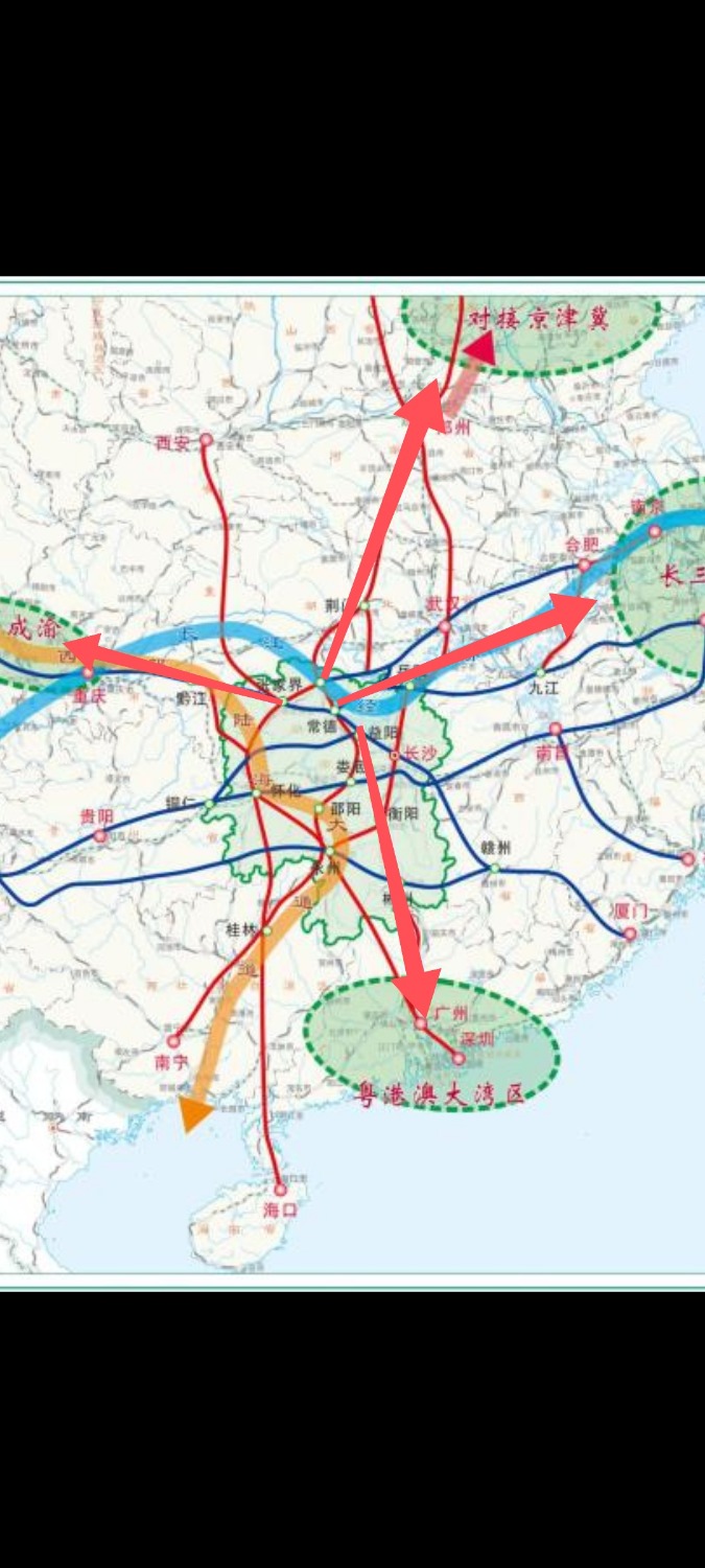 湖南省十四五和2035远景目标交通突出体现为四个方向,与国家规划一脉