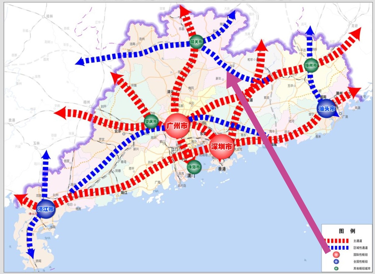 广东十四五:谋划京广高铁与京九高铁韶关至龙川连接线