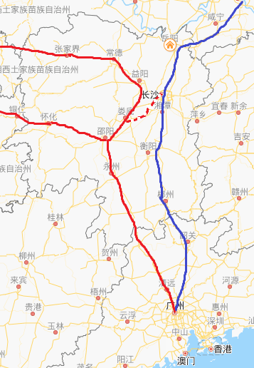 依据国务院最新规定将弱化长沙地位,弱化京广高铁主线