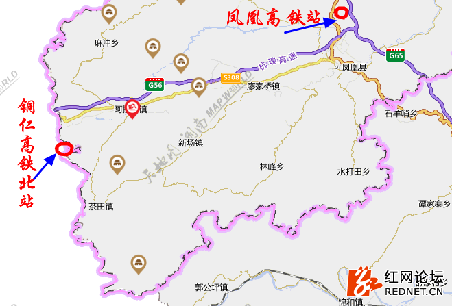 凤凰县禾库镇地图图片