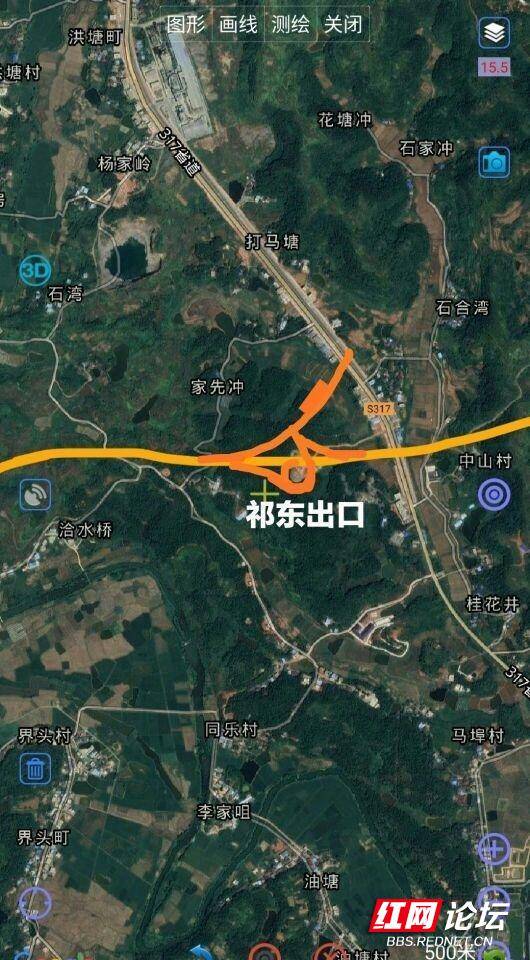 衡昔高速赵县段路线图图片