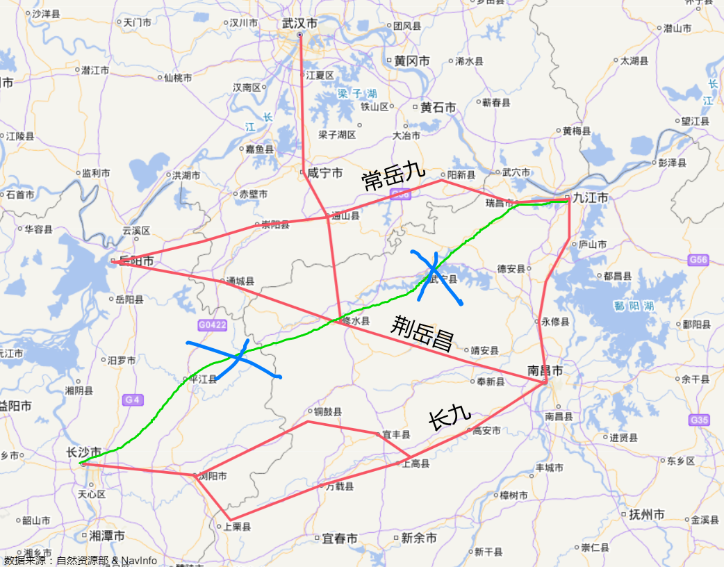 岳阳应尽快推进常岳九铁路防止长九高铁被南昌改道