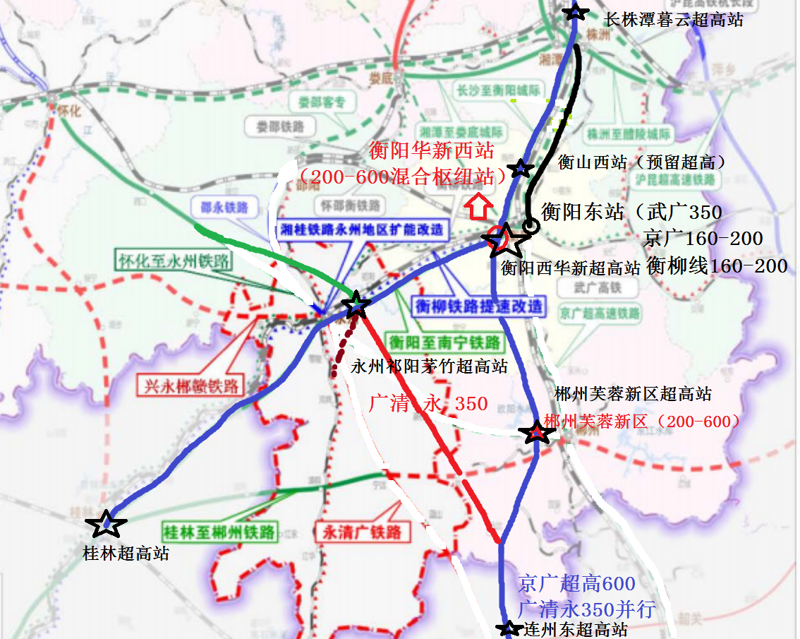 2030年衡阳高铁规划图图片