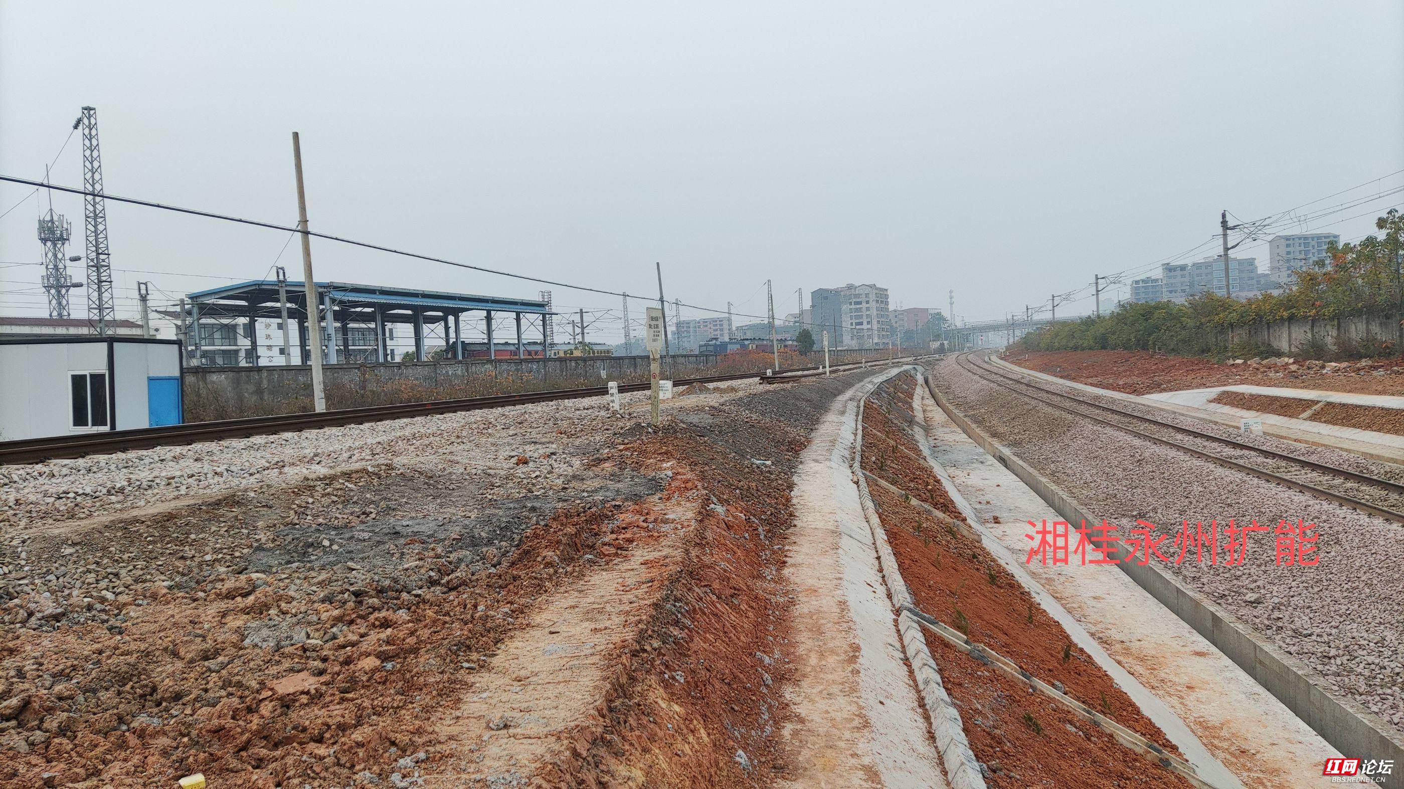 湘桂铁路永州扩能改造工程正线开始联调联试